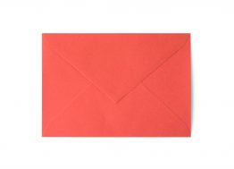 Decorative Envelope Smooth Red B6