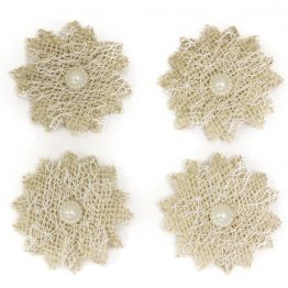 Fabric Flowers Lace