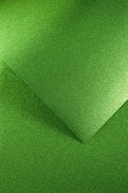 Glitter self-adhesive card paper green