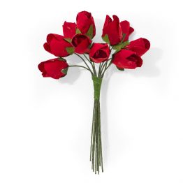 Kwiaty bukiecik Tulipany czerwony
