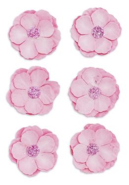 Набор цветов декоративных Лютики розовый