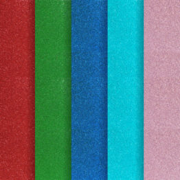 Glittered card paper A3 mix colours