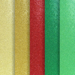 Glittered card paper A4 mix colours 01