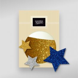 Glitter and velour card papers