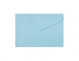 Decorative Envelope Smooth Blue C6