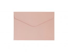 Decorative Envelope Smooth Powder Pink C6