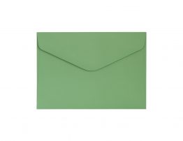 Decorative Envelope Smooth Green C6