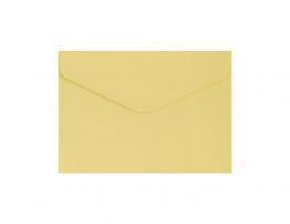 Decorative Envelope Smooth Yellow C6