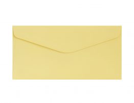 Decorative Envelope Smooth Yellow DL