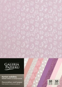 Decorative Card paper Mix Pink Shades