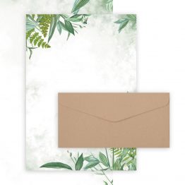 Набор бумаги почтовой Флора