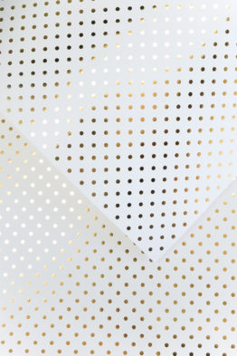 Decorative card paper Gold Dots