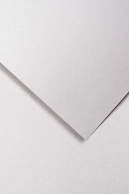 Glittered card paper white