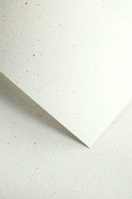 Decorative card paper Terrazzo white