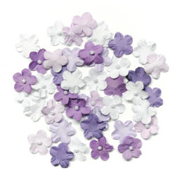 Paper Flowers Forget-Me-Nots with a Pearl lavender