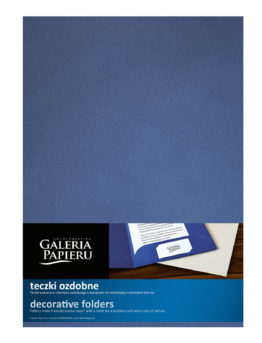 Navy blue folder