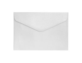 Decorative Envelope Pearl White B6