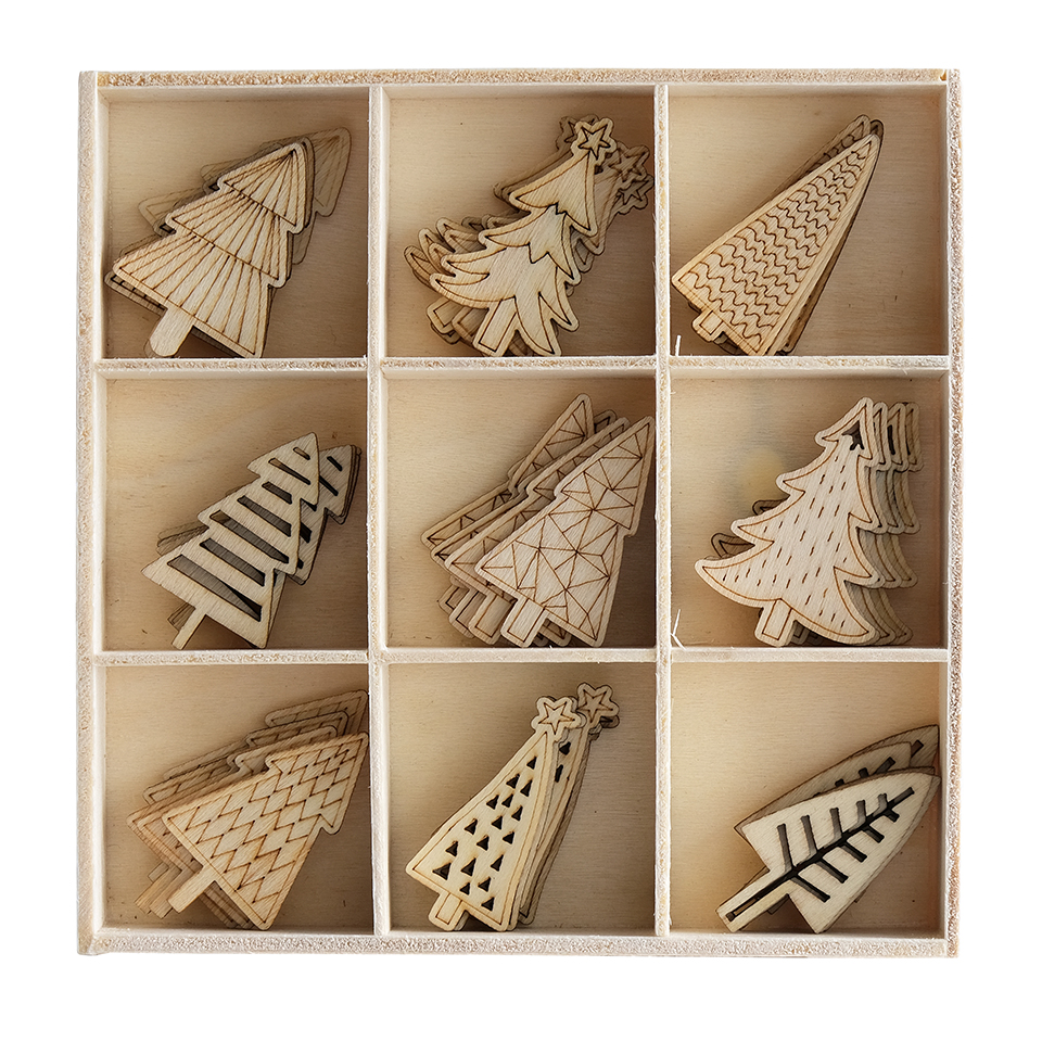 Wooden Elements Christmas Tree