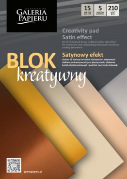 Blok kreatywny – Satynowy efekt