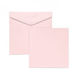 Card base145x145 for creation of invitations, pink
