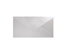 Decorative Envelope Pearl light silver 80x160mm