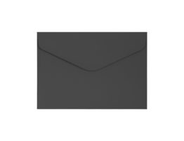 Decorative Envelope Smooth black C6