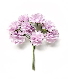 Набор цветов декоративных Букет Георгины светло-фиолетовый