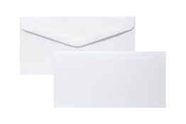 Card base DL for creation of invitations, White