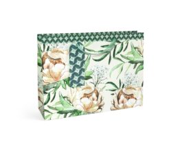 Paper gift bag PEONIES XL 31x12x42