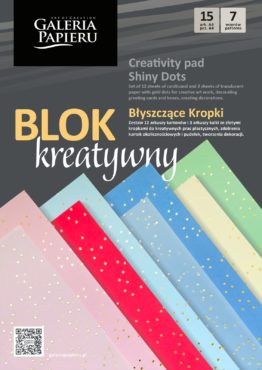 Blok kreatywny – Błyszczące kropki