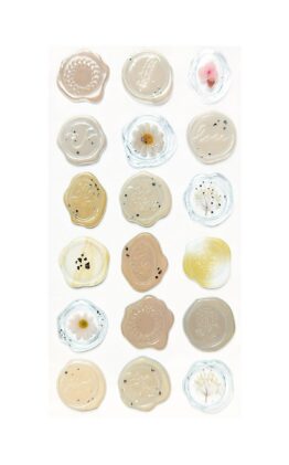 Stickers STAMPS beige