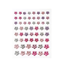 Kryształki Kwiatki różowe